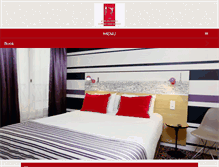 Tablet Screenshot of hotel-defrance-paris.com